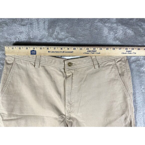 Men's Authentic Original Disney Parks Beige/Khaki Shorts - Size: 36 Mickey Logo - Picture 12 of 15